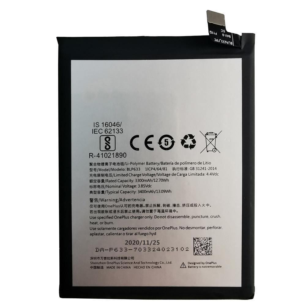Battery for OnePlus 3T BLP633 - Indclues