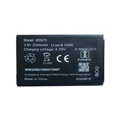 Premium Battery for Airtel 4G Hotspot Portable Wi-Fi Data Card WD670 - Indclues