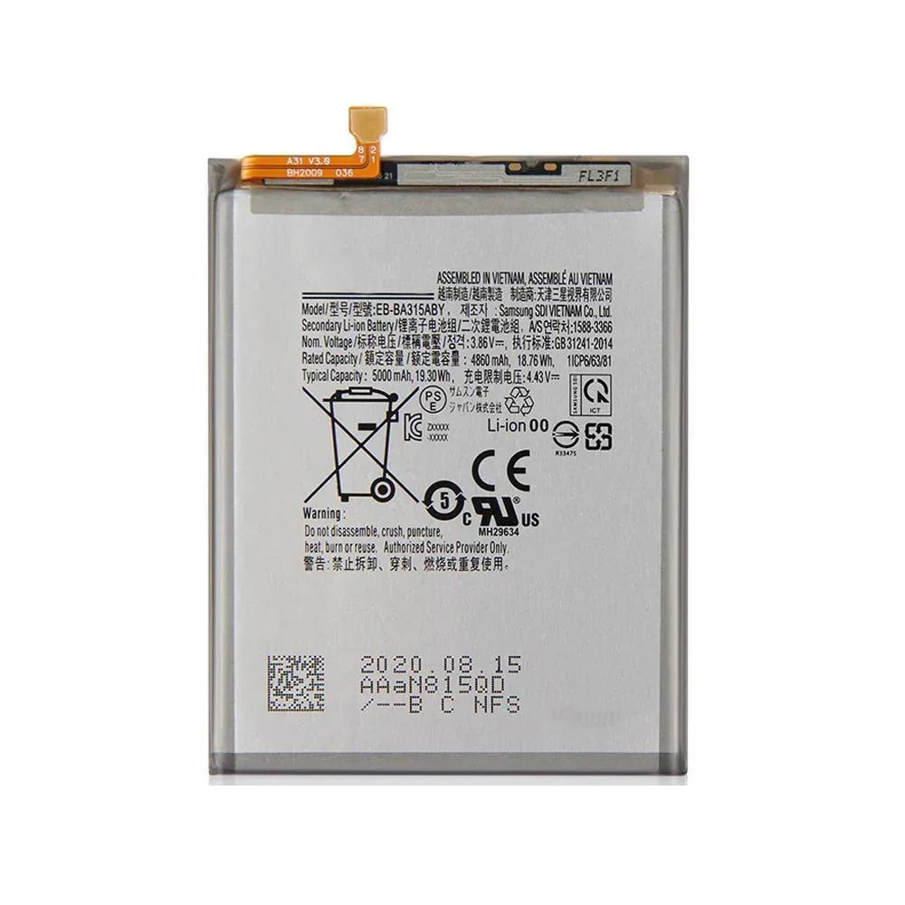 Battery for Samsung Galaxy A31 EB-BA315ABY - Indclues