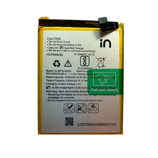 Battery for Micromax IN Note 1 ACBPN50M06