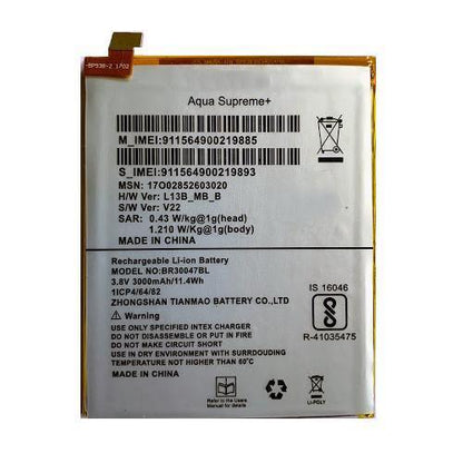 2000 Mah Intex Aqua A4 Plus Battery Rechargeable Battery Intex