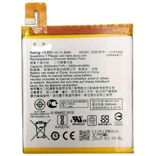 Premium Battery for Asus Zenfone 3 Laser ZC551KL C11P1606 - Indclues