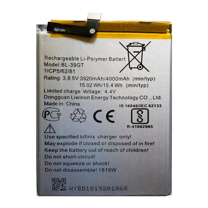 Battery for Infinix Hot S3 BL-39GT - Indclues
