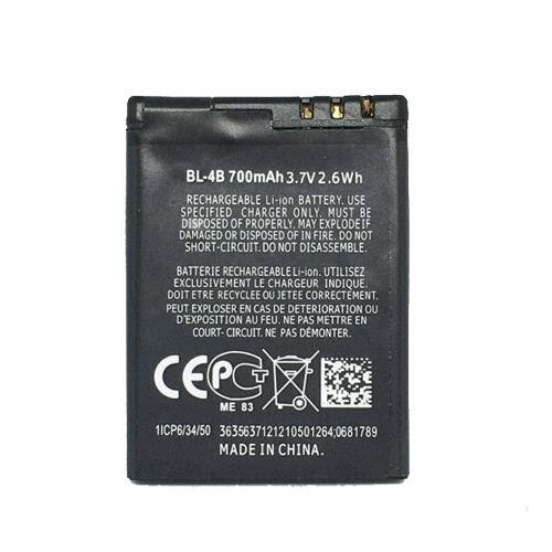 Battery for Nokia N76 5000 5320XM 7070 2505 2630 2660 2760 7088 2730 6111 N75 BL-4B - Indclues