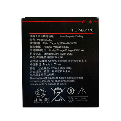 Battery for Lenovo Vibe K5 BL259 - Indclues
