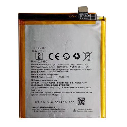 Battery for OnePlus 3 BLP613 - Indclues