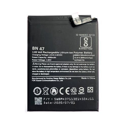 Battery for Xiaomi Redmi 6 Pro BN47 - Indclues