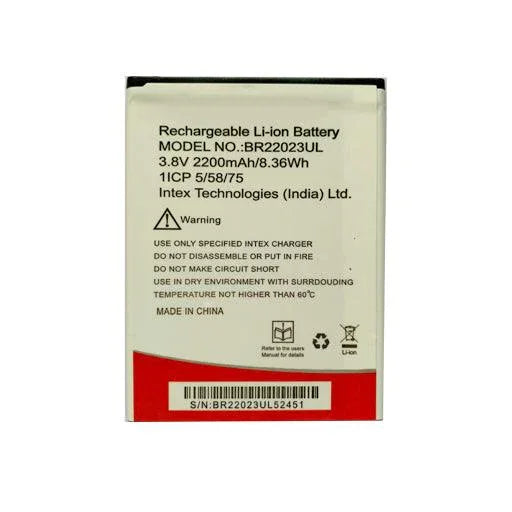 Battery for Intex Aqua T1 Lite BR22023UL - Indclues