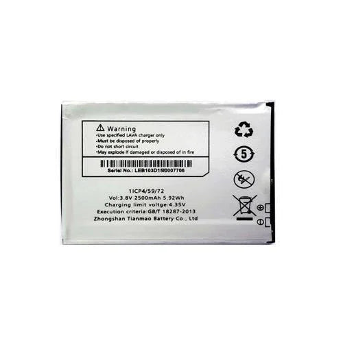 Battery for Lava V2s LEB103 - Indclues