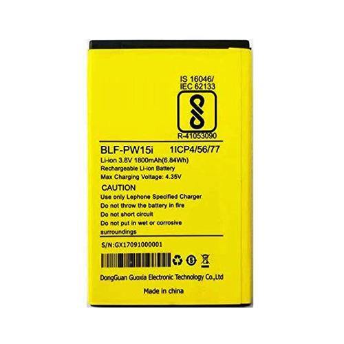 Battery for Lephone W15 BLF-PW15i - Indclues