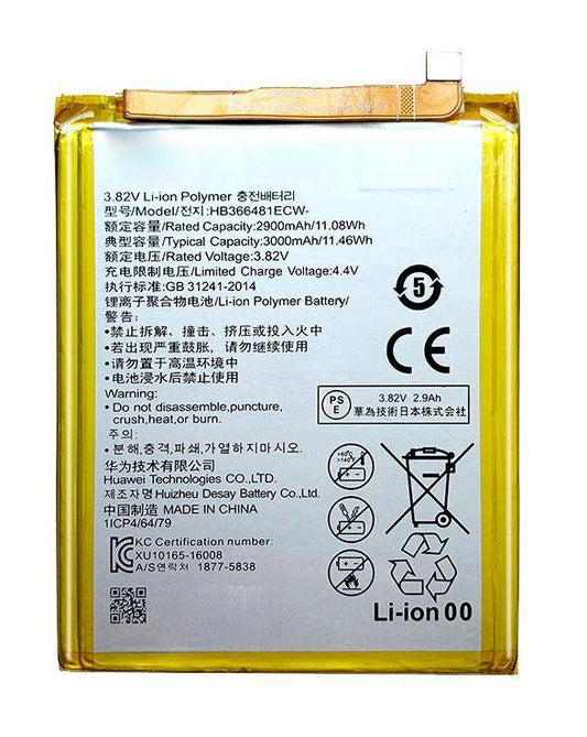 Battery for Huawei honor 8 honor 8 lite HB366481ECW