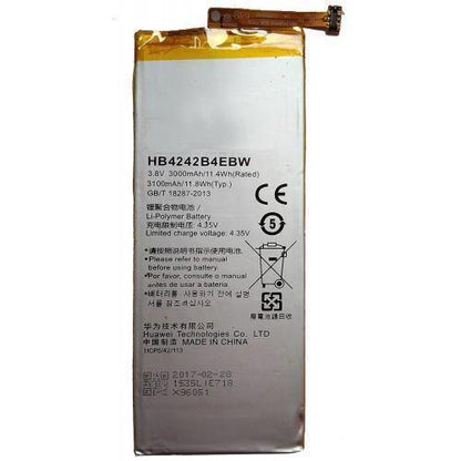Battery for Huawei Honor 6 HB4242B4EBW - Indclues