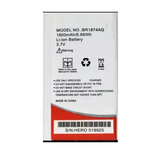 Battery for Intex Aqua Hero BR1874AQ - Indclues