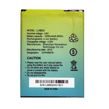 Battery for Lemon Blaze Plus 502 LHB05 - Indclues