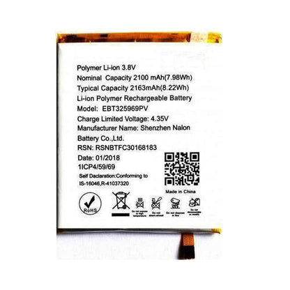 Battery for LYF Water 11 EBT325969PV - Indclues
