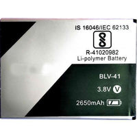 Battery for Lava Iris X9 BLV-41 - Indclues