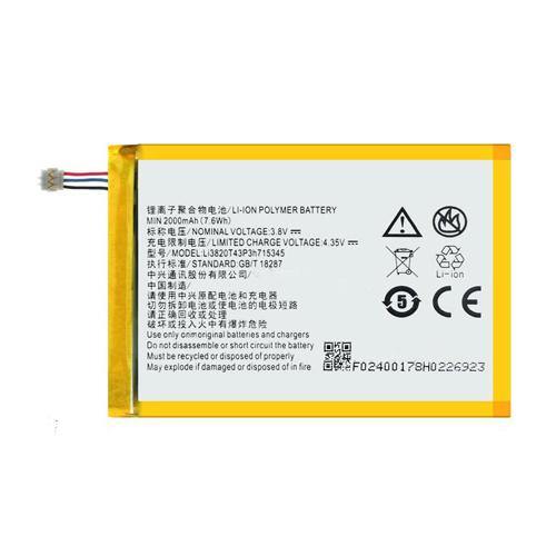 Battery for ZTE Grand S Flex Li3820T43P3h715345 - Indclues