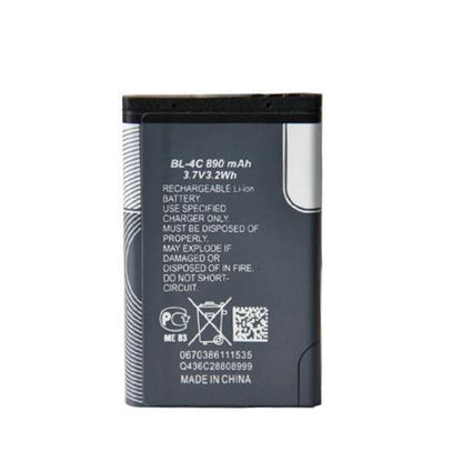 Battery for Nokia 6100 6125 6136 6170 6300 7705 7200 7270 8208 BL-4C/BL4C - Indclues