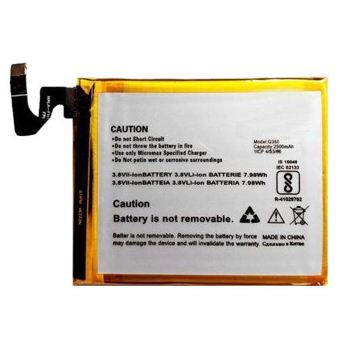 Battery for Micromax Canvas Spark Q380 - Indclues