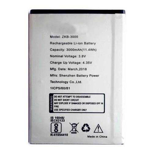 Battery for Ziox Astra Metal 4G ZKB-3000