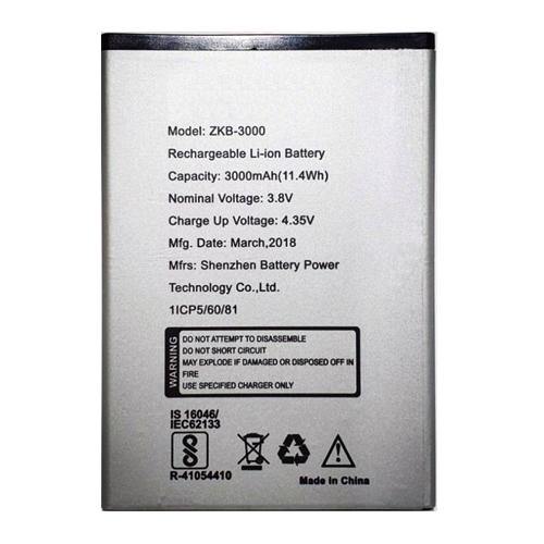 Battery for Ziox Astra Star 4G ZKB-3000