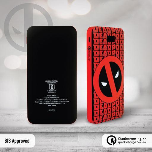 Reconnect Marvel Dead Pool 10000mAh QC PD Power Bank DPB301 DP - Indclues