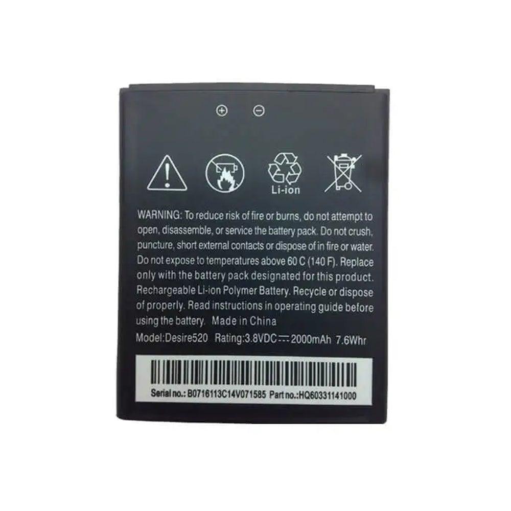 Battery for HTC Desire 520 - Indclues